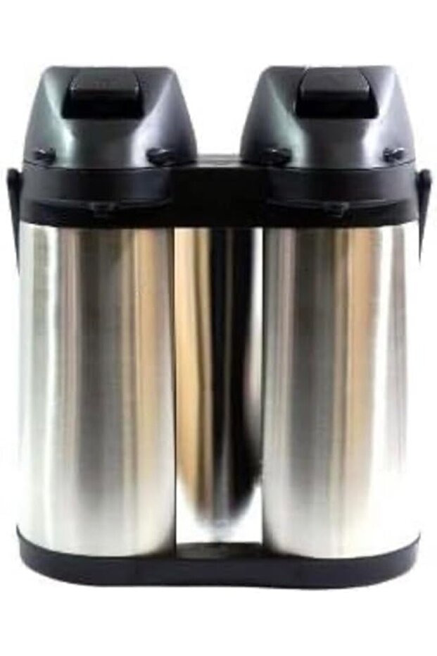 1240XL İkili Çelik Termos Çiftli 1.9 + 1.9 Lt Çay Su Termosu - 3