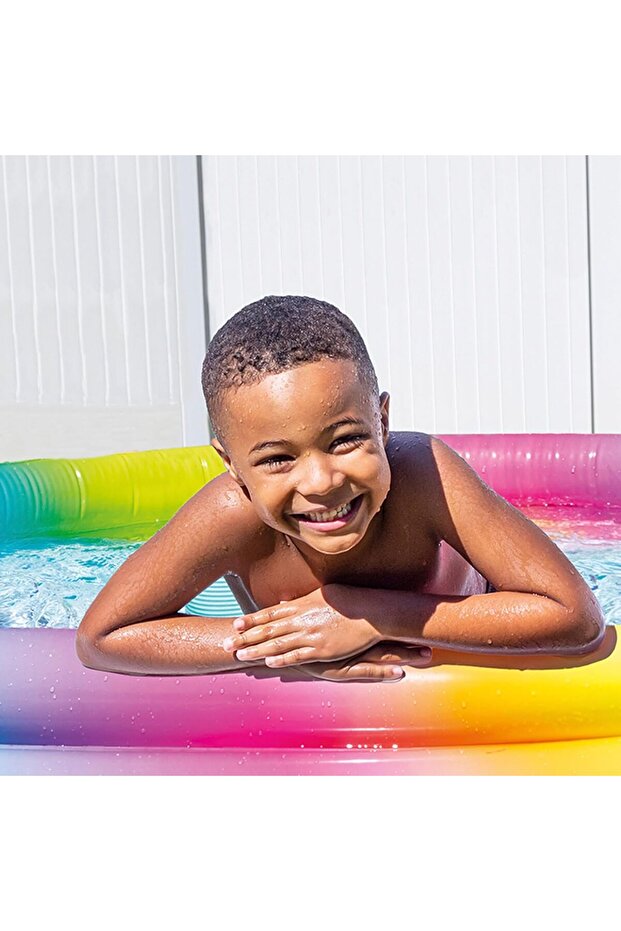 مسبح بألوان قوس قزح متدرجة - 4