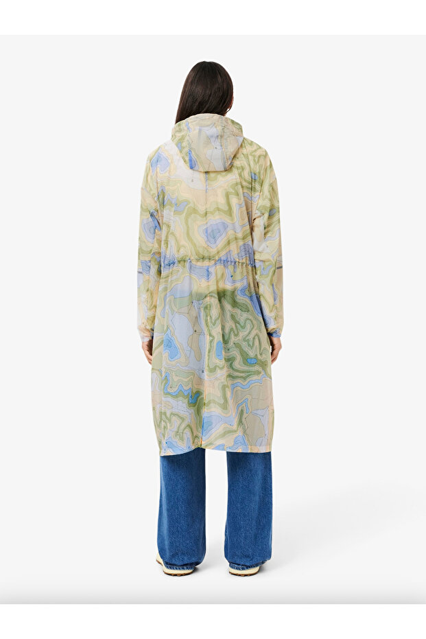 Long Oversized Packable Water-Repellent Parka - 4