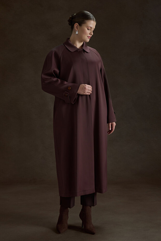 Viscon İçerikli Pardösü - 1