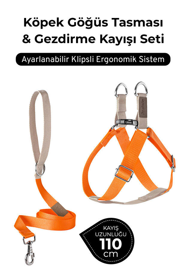 Adjustable Dog Harness and Walking Leash Set | Handmade, Durable, Convenient to Use
