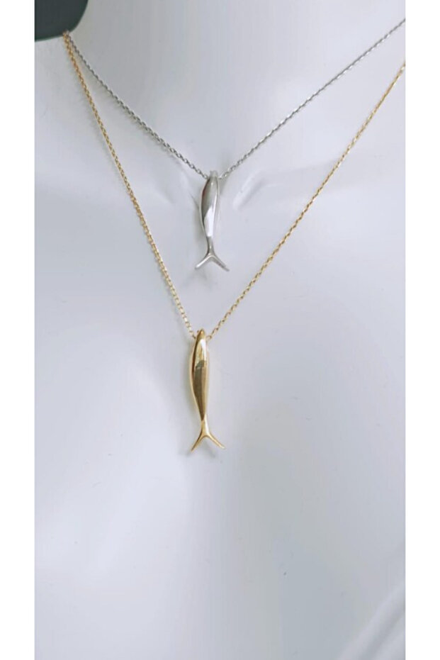 Balık Kolye 925 Ayar - 1