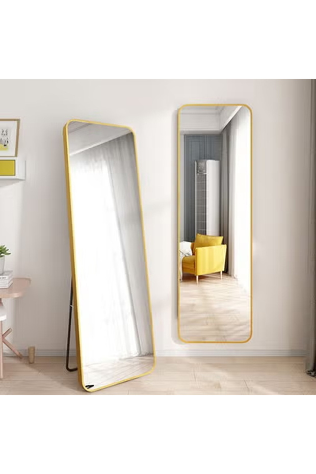 Full Length Mirror 50X150 cm, Floor Mirror with Aluminum Alloy Frame