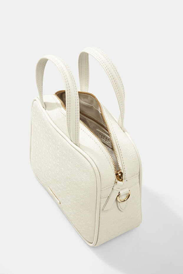 KREM MONOGRAM ÇANTA - 7