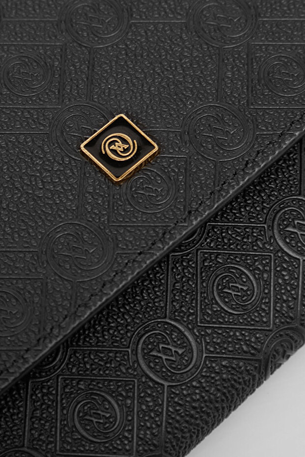 SİYAH MONOGRAM CÜZDAN - 5