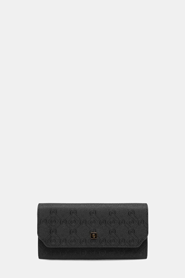 SİYAH MONOGRAM CÜZDAN - 1