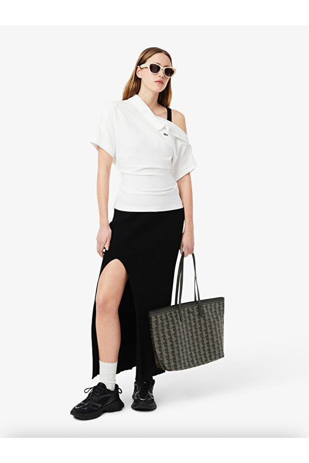 Zely Grained Tote with Pouch - 7