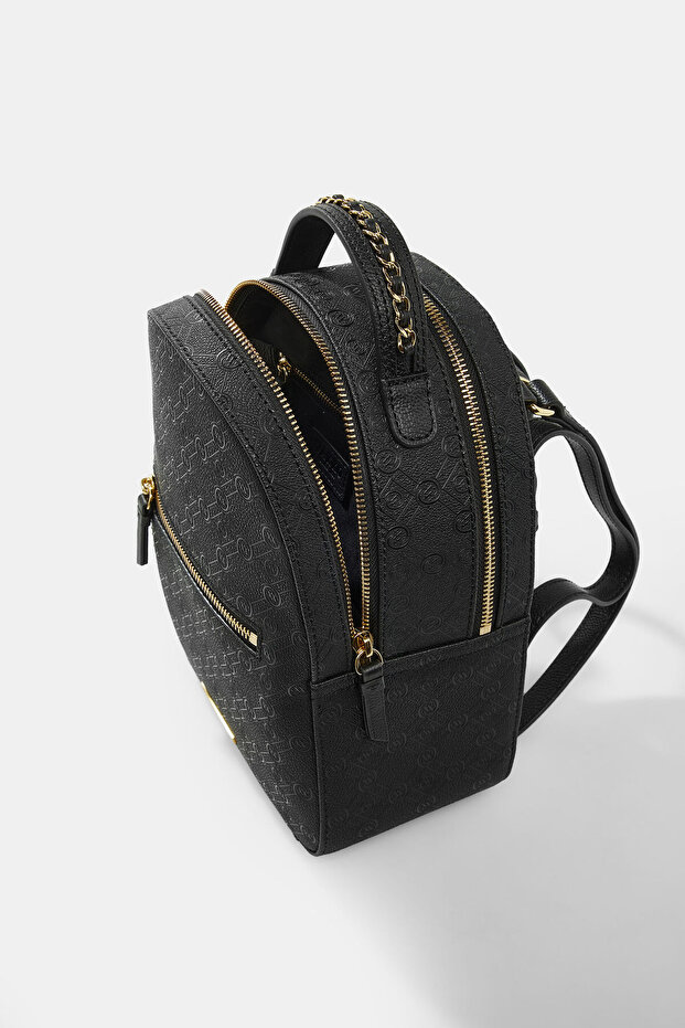 SİYAH MONOGRAM ÇANTA - 6
