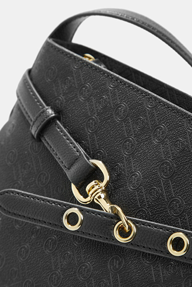 SİYAH MONOGRAM ÇANTA - 5