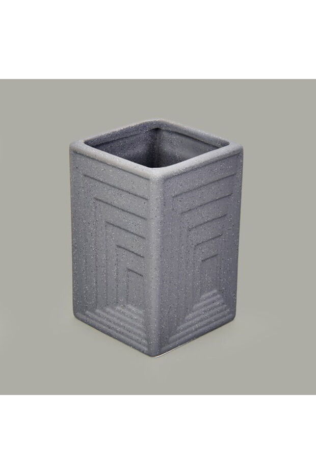 Bath 3'lü Banyo Aksesuar Seti - Gri - 4