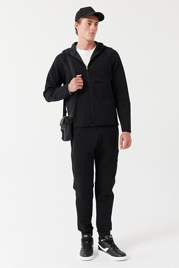 Erkek Kapüşonlu Sweat Üst - 6