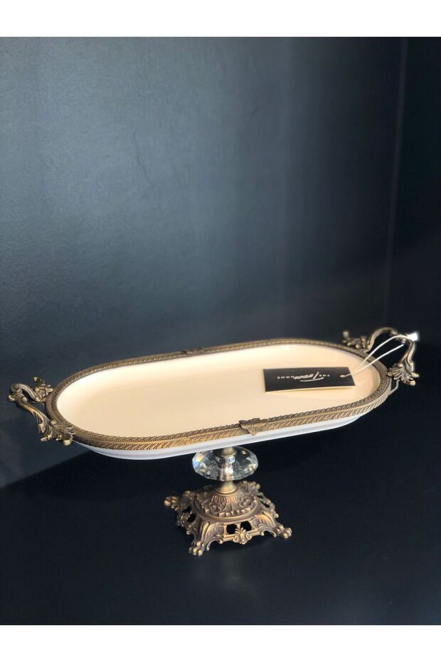 وعاء تقديم ذو أرجل بيضاوية - 1