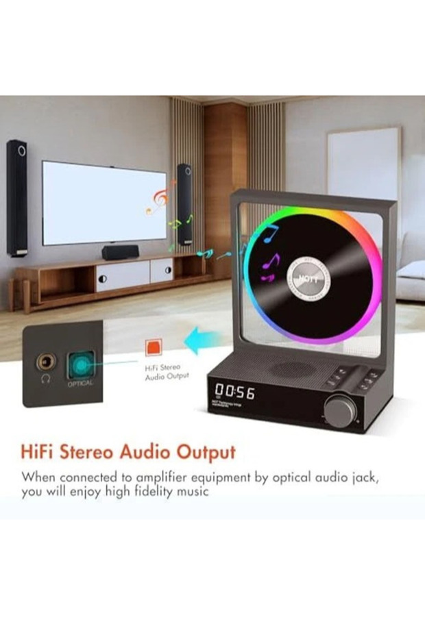 C229 Desktop Portable CD Player with Bluetooth - 3