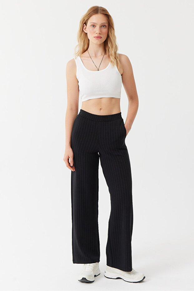 Women's Elastic Waist Sweat Bottoms