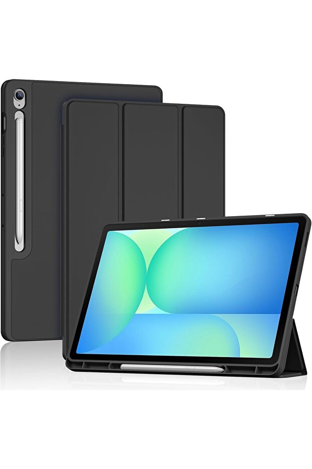 Slim Case for Galaxy Tab S10 FE Plus 13.1" - Built-in S Pen Holder - Black
