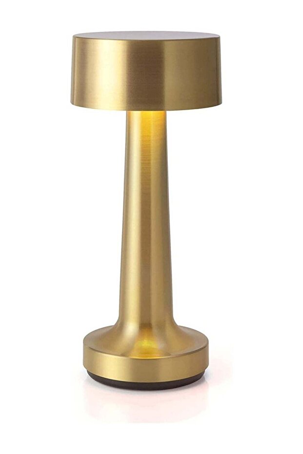LED Gold Metal Table Lamp - Modern Designer Desk Lamp