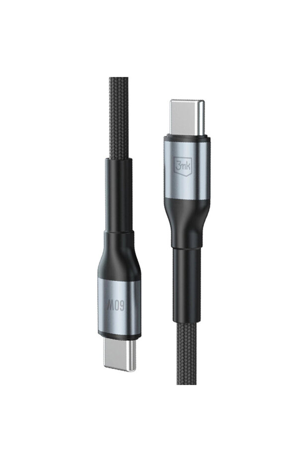 Type-C Fast Charge Data Cable Hyper N, black, 60W, 2m - 2