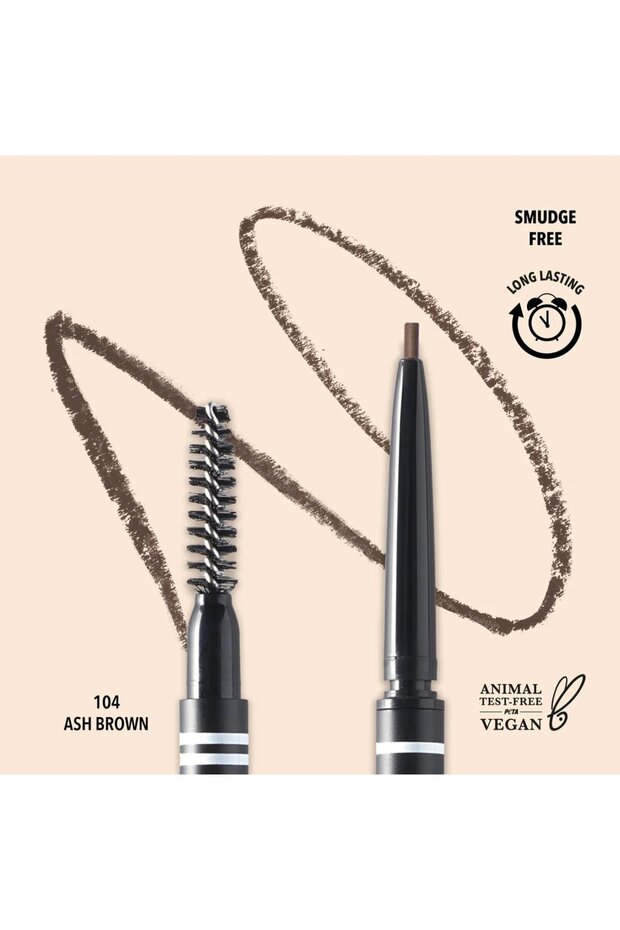 Fine Brow Pencil ( 104, Ash Brown )