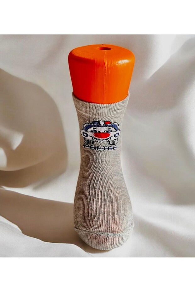 Polis Arabalı 3D Çorap (4'lü) - 2