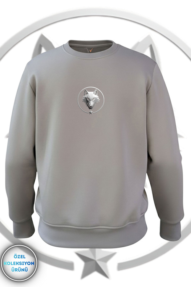 Kurt and Turk Special Collection Series-8 Design Printed 3 İp Ş Fleece-Lined 100% Cotton Sweatshirt