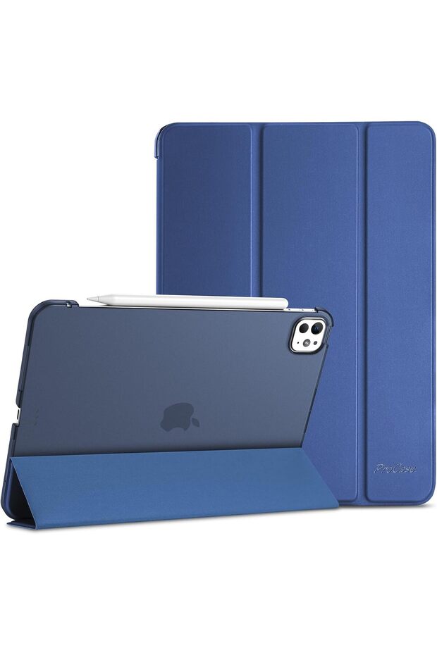 Smart Case for iPad Pro 11 Inch (M5 2025/M4 2024) - Slim Folio Hard Back