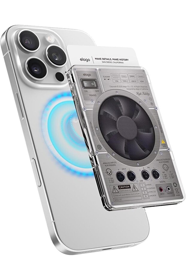 Clear Magnetic 2-Card Slot Holder (MagSafe Compatible) - AMP