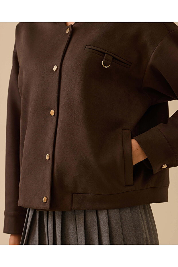 Cepli Süet Ceket - 6