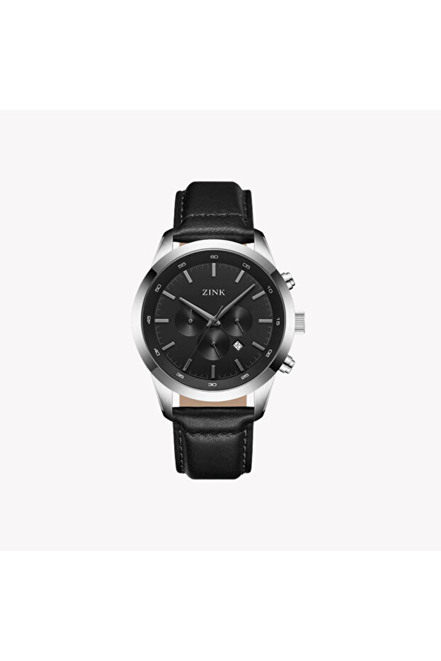 Men's Stainless Steel Black Chronograph Watch | ZK134G2LS-211