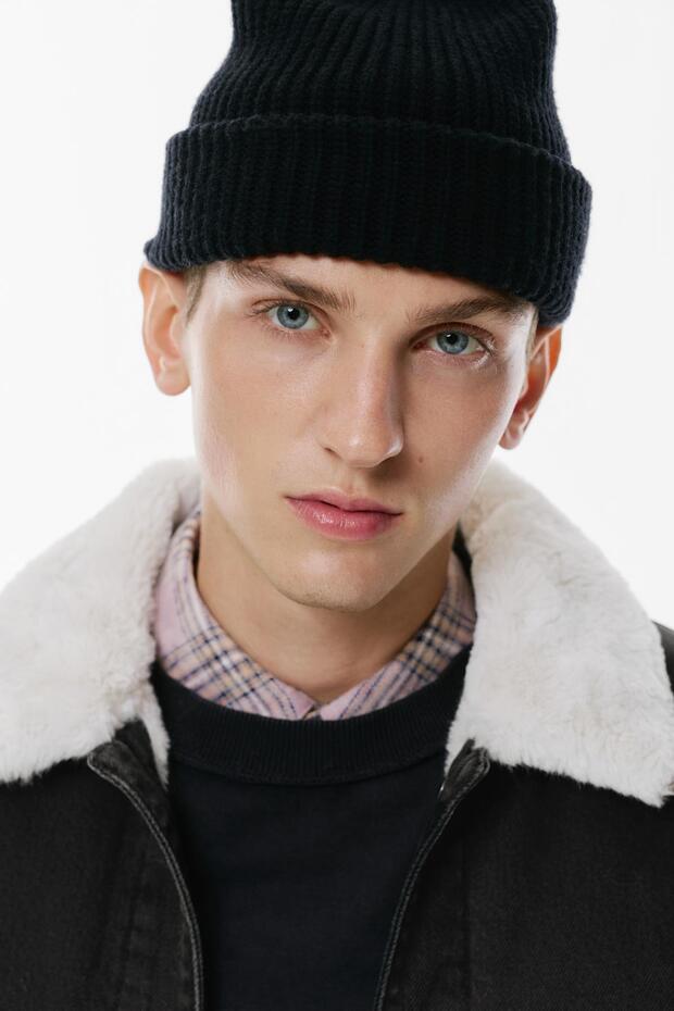 Suni Kürk Yakalı Kot Ceket - 6