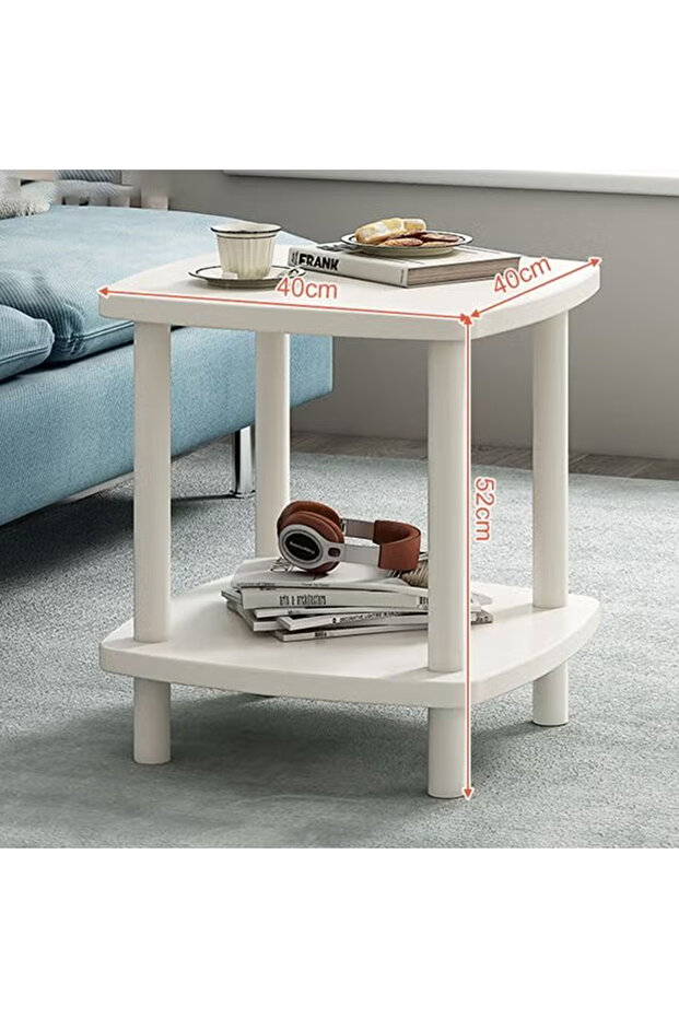 Minimalist Square Coffee Table for Bedroom and Living Room 40x40 cm