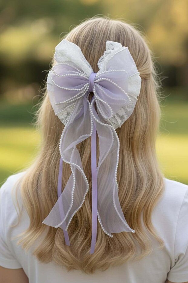 Purple Color Ribbon Figured Vending Machine Buckle