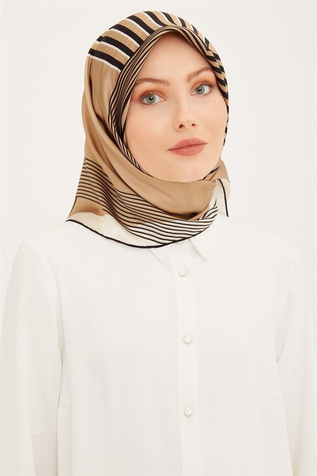 وشاح تويل حرير 23Ya8921 35