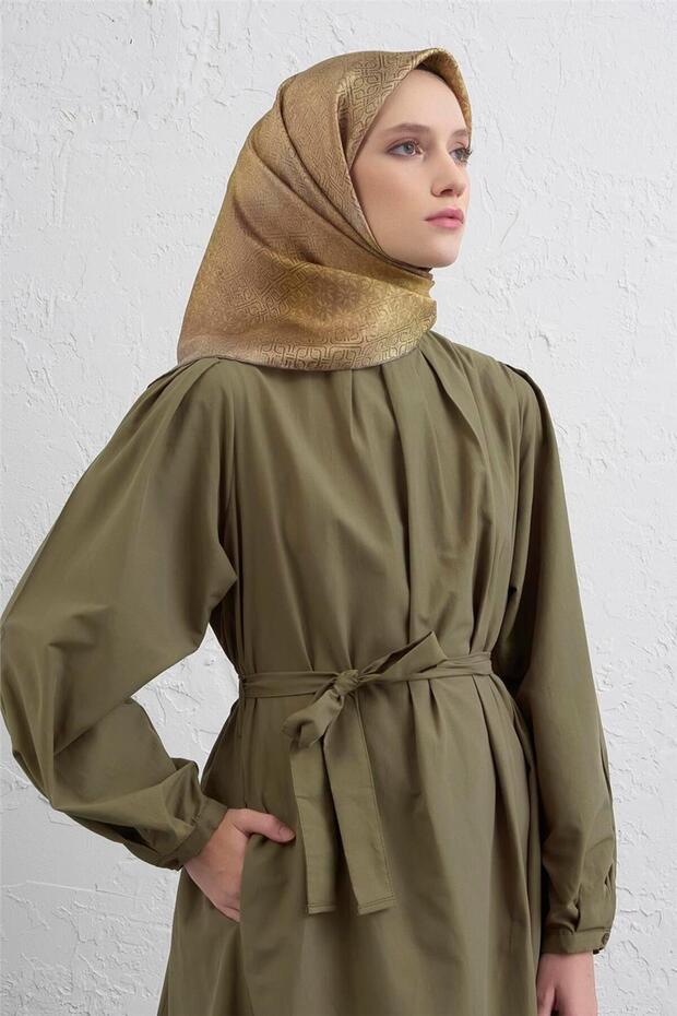 وشاح كلاسيكي منقوش سيفت حرير تويل 9437D 35