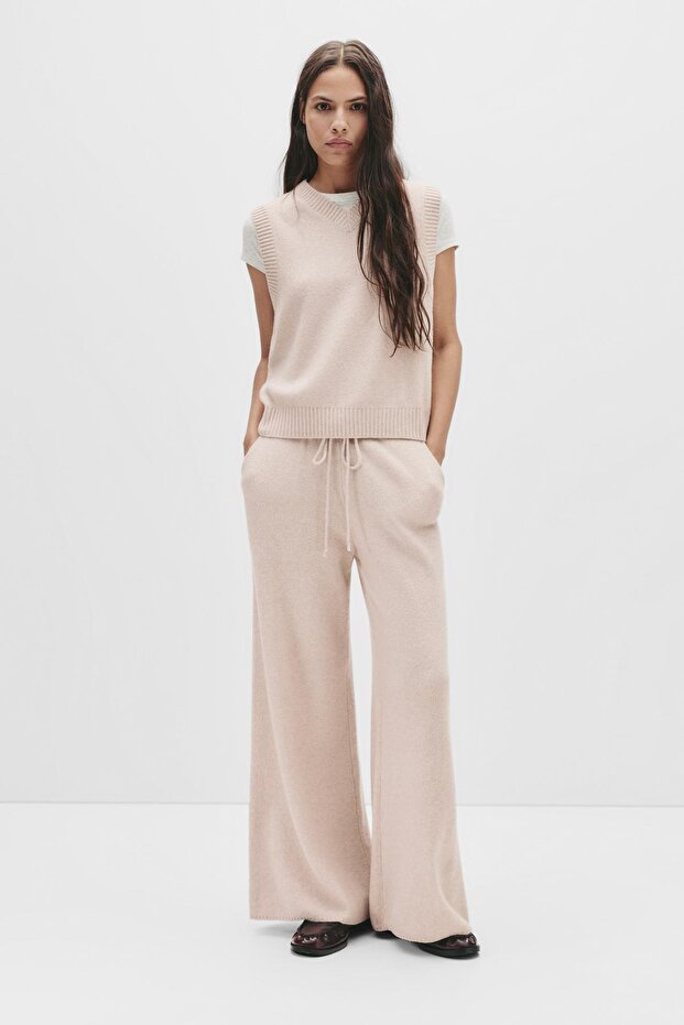 Yumuşak örgü yelek - 5