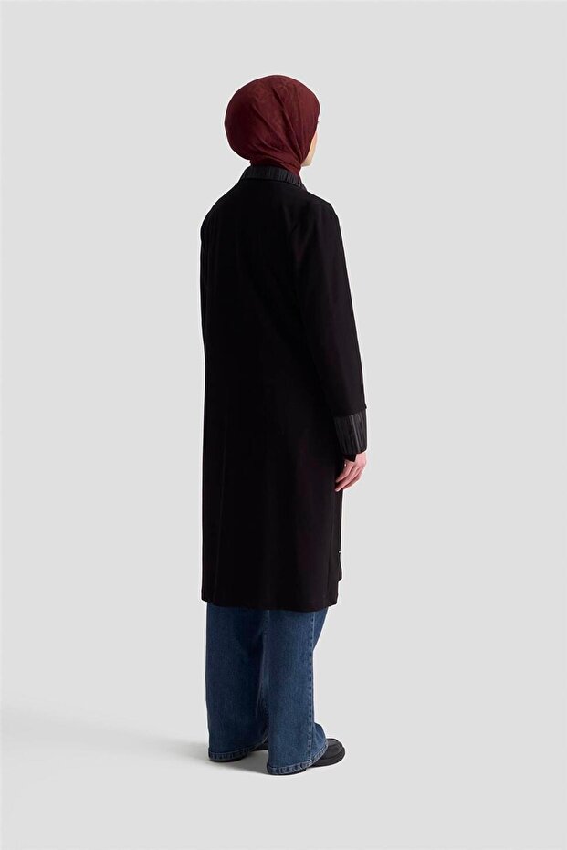 Taşlı Örme Kap 25KD4030 Siyah - 5