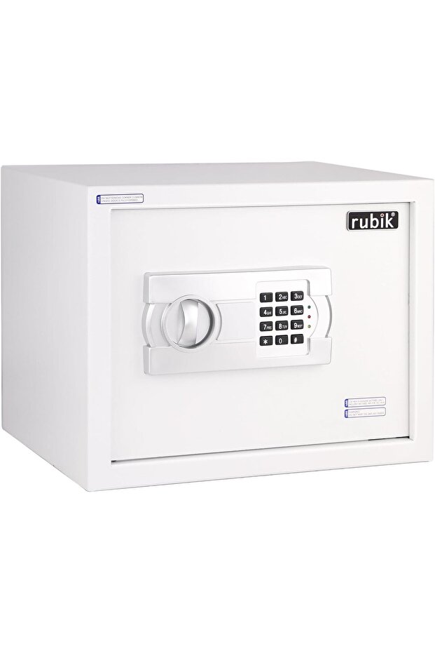 Large Safe Box with Digital Keypad - 30x38x30cm RB30-WHT (White)