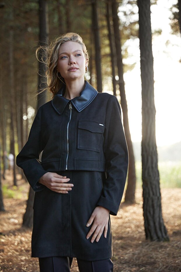 FERMUARLI ÇITÇITLI SÜET KAP - 6