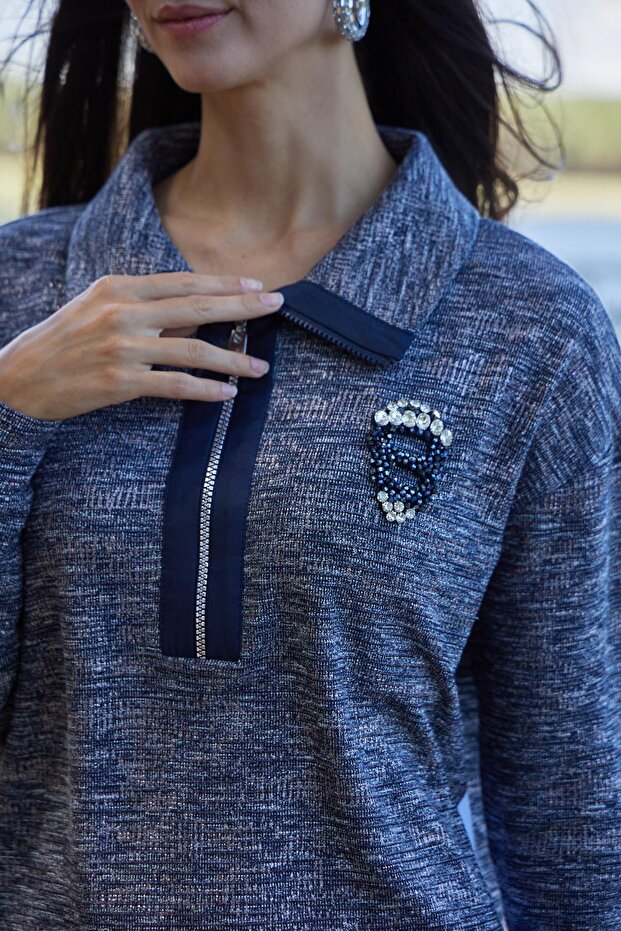 Pantolonlu Takım MB24.697 Lacivert - 6