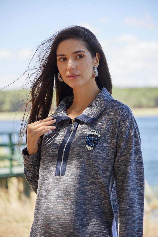 Pantolonlu Takım MB24.697 Lacivert - 5