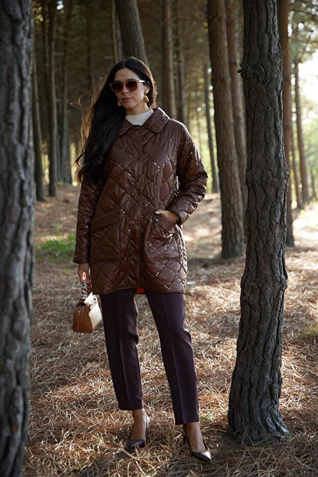 PUL NAKIŞLI KAPİTONE MONT - 5