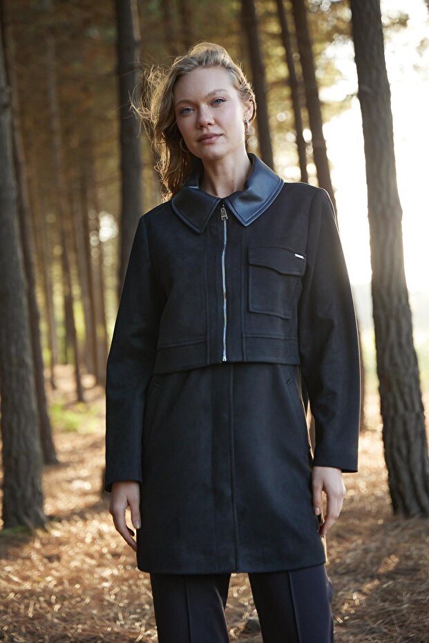 FERMUARLI ÇITÇITLI SÜET KAP - 7