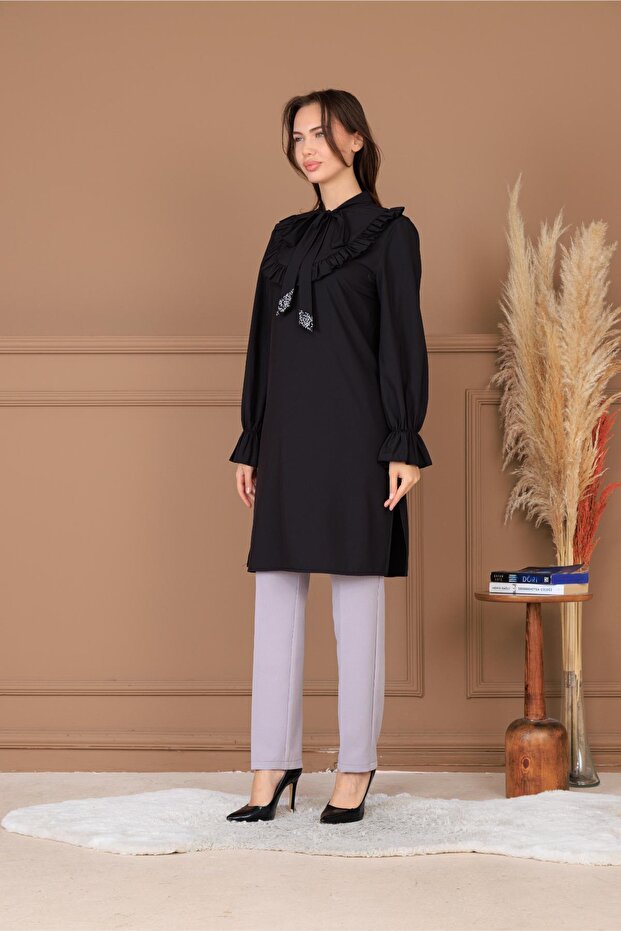 Asel Tesettür Suit Black Dnmelb82