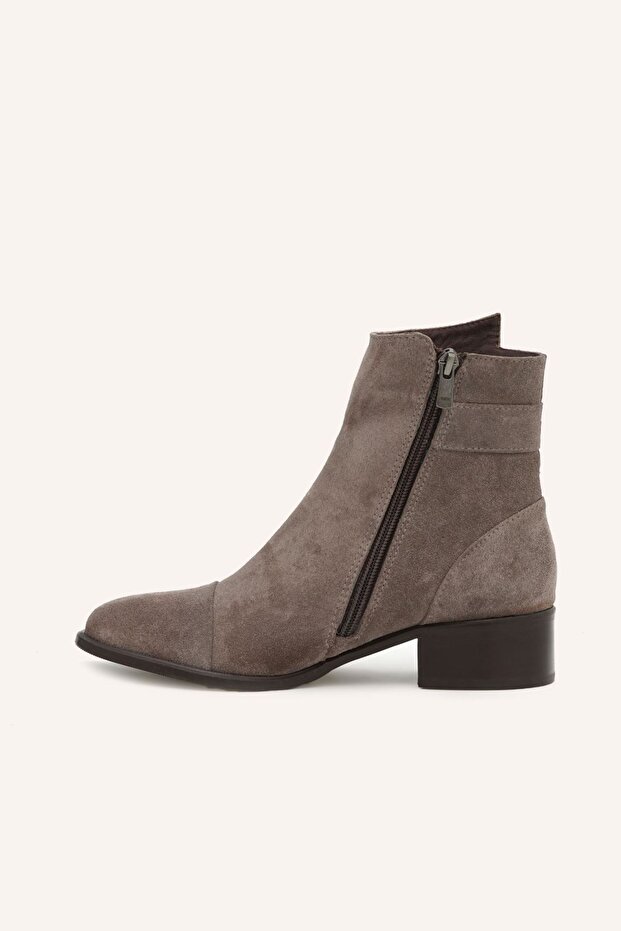 Taş Süet Deri Bot - 3