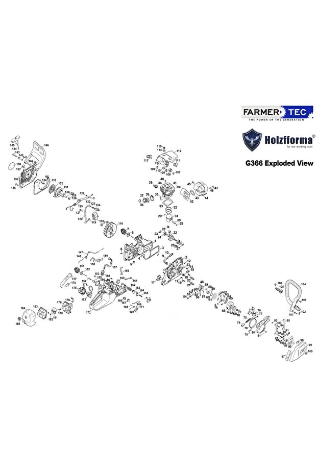 Chainsaw G366 59cc - 2
