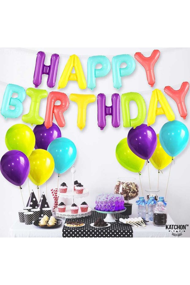 Happy Birthday Balloon All Colors Giant Size 30cm Letters