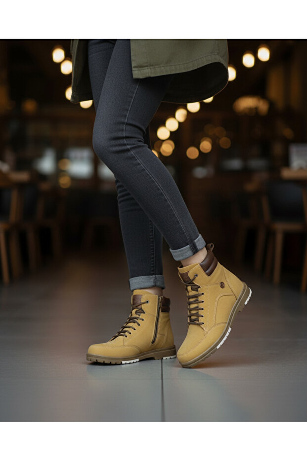 Women's Genuine Nubuck Leather Boots
