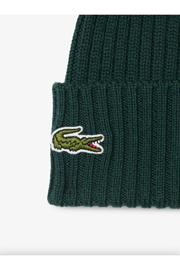 Rib Knit Brushed Wool Beanie - 2