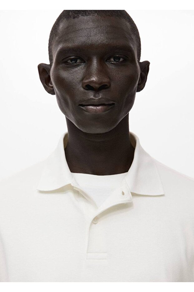 Regular kesim triko polo kazak - 8