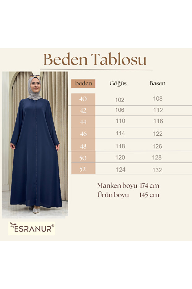 ABAYA TAŞLI FERACE - 3