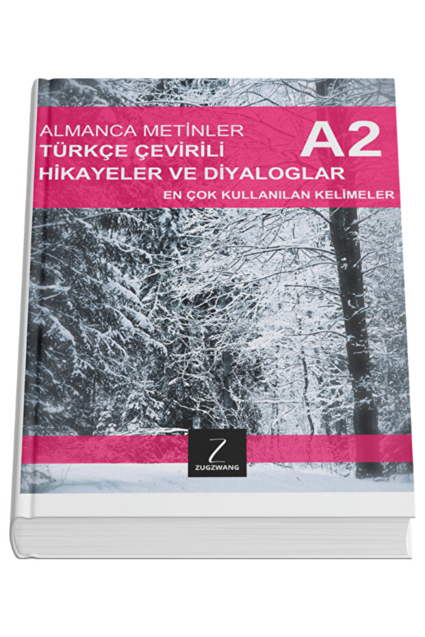 نصوص باللغة الألمانية مع ترجمة إلى اللغة التركية - كتاب مهارات التعلم باللغة الألمانية A2 - كتاب قراءة مكون من 256 صفحة